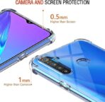 ⁦جراب حماية شفاف رفيع مقاوم للصدمات من مادة TPUمن Gorilla لهاتف  Realme 5i .⁩ - الصورة ⁦3⁩