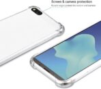 ⁦جراب حماية شفاف رفيع مقاوم للصدمات من مادة TPUمن Gorilla لهاتف   Huawei Y5 Prime 2018 .⁩ - الصورة ⁦4⁩