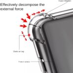 ⁦جراب حماية شفاف رفيع مقاوم للصدمات من مادة TPUمن Gorilla لهاتف Xiaomi Redmi Note 11  .⁩ - الصورة ⁦3⁩