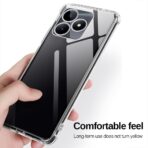 ⁦جراب حماية شفاف رفيع مقاوم للصدمات من مادة TPUمن Gorilla لهاتف  Realme C53 .⁩ - الصورة ⁦3⁩