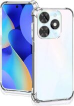 ⁦جراب حماية شفاف رفيع مقاوم للصدمات من مادة TPUمن Gorilla لهاتف  Infinix Smart 8 .⁩ - الصورة ⁦3⁩