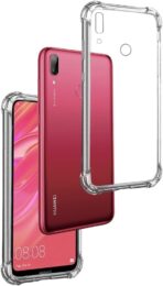 ⁦جراب حماية شفاف رفيع مقاوم للصدمات من مادة TPUمن Gorilla لهاتف  Huawei Y7 Prime 2019 .⁩ - الصورة ⁦2⁩