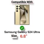 ⁦Q-Series جراب ظهر لهاتف سامسونج جلاكسي Samsung S24 Ultra .⁩ - الصورة ⁦5⁩