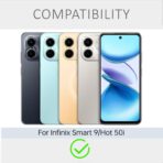 ⁦جراب حماية شفاف رفيع مقاوم للصدمات من مادة TPUمن Gorilla لهاتف  Infinix Smart 9.⁩ - الصورة ⁦10⁩