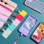 ⁦سلسلة موبايل سحرية قابلة للازالة، حبل سلسلة لحافظة الموبايل، حزام موبايل للتعليق، سلسلة موبايل قابلة للتعديل مع سلك ووسادة، حبل قصير لجميع الهواتف الذكية .⁩ - الصورة ⁦6⁩