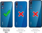 ⁦جراب حماية شفاف رفيع مقاوم للصدمات من مادة TPUمن Gorilla لهاتف  Huawei P20 .⁩ - الصورة ⁦3⁩