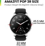 ⁦ساعة أمازفيت بوب 3R الذكية Amazfit Pop 3R Smart Watch ، شاشة AMOLED مقاس 1.43 بوصة، عمر بطارية يصل إلى 12 يومًا .1⁩ - الصورة ⁦5⁩
