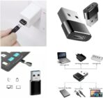 ⁦محول USB من النوع C إلى النوع A، طرف ذكر USB 3.0 من النوع A وطرف أنثى USB 3.1 من النوع C .⁩ - الصورة ⁦5⁩