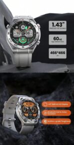 ⁦W&O تقدم ساعة W&O NFC X5 Pro Max 1.39 بوصة واجهات الساعة قابلة للتخصيص .⁩ - الصورة ⁦8⁩