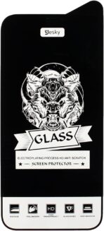 ⁦شاشة حماية زجاجية شفافة عالية الدقة HD لهاتف iPhone XR من Yesky .⁩ - الصورة ⁦2⁩