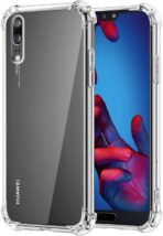 ⁦جراب حماية شفاف رفيع مقاوم للصدمات من مادة TPUمن Gorilla لهاتف  Huawei P20 .⁩ - الصورة ⁦2⁩