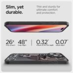 ⁦جراب الترا هايبرد زيرو ون ماج فيت لموبايل آيفون 12 برو ومتوافق مع اكسوارات ماج سيف من سبايجن⁩ - الصورة ⁦2⁩