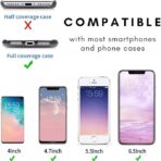 ⁦سلسلة موبايل سحرية قابلة للازالة، حبل سلسلة لحافظة الموبايل، حزام موبايل للتعليق، سلسلة موبايل قابلة للتعديل مع سلك ووسادة، حبل قصير لجميع الهواتف الذكية .⁩ - الصورة ⁦5⁩