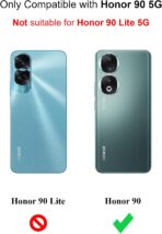 ⁦جراب حماية شفاف رفيع مقاوم للصدمات من مادة TPUمن Gorilla لهاتف  HONOR 90.⁩ - الصورة ⁦2⁩