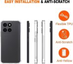 ⁦جراب حماية شفاف رفيع مقاوم للصدمات من مادة TPUمن Gorilla لهاتف  HONOR X6b .⁩ - الصورة ⁦4⁩