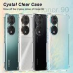 ⁦جراب حماية شفاف رفيع مقاوم للصدمات من مادة TPUمن Gorilla لهاتف  HONOR 90.⁩ - الصورة ⁦8⁩