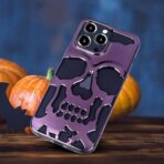 ⁦جراب جمجمة متوافق مع iPhone 15 pro  .⁩ - الصورة ⁦8⁩