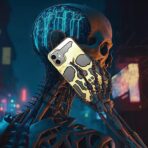 ⁦جراب جمجمة متوافق مع iPhone 11 pro max.⁩ - الصورة ⁦7⁩