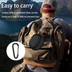 ⁦جراب سماعة لاسلكية متوافق مع سماعة انكر ساوند كور ليبرتي 4 برو، جراب حماية من السيليكون الناعم المقاوم للصدمات مع حلقة تثبيت مع إضاءة ليد أمامية⁩ - الصورة ⁦9⁩