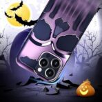 ⁦جراب جمجمة متوافق مع iPhone 15 pro  .⁩ - الصورة ⁦4⁩