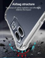 ⁦جراب حماية شفاف رفيع مقاوم للصدمات من مادة TPUمن Gorilla لهاتف  Infinix Hot 50i .⁩ - الصورة ⁦5⁩