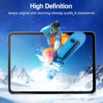 ⁦شاشة حماية من الزجاج المقوى عالي الجودة premium مصممة حصريا لجهاز Apple iPad Air 11 2024 .⁩ - الصورة ⁦2⁩
