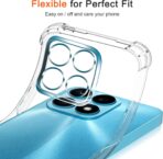 ⁦جراب حماية شفاف رفيع مقاوم للصدمات من مادة TPUمن Gorilla لهاتف  HONOR X8a .⁩ - الصورة ⁦3⁩