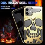 ⁦جراب جمجمة متوافق مع iPhone 11 pro max.⁩ - الصورة ⁦3⁩