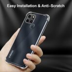 ⁦جراب حماية شفاف رفيع مقاوم للصدمات من مادة TPUمن Gorilla لهاتف  Infinix Smart 6 .⁩ - الصورة ⁦5⁩