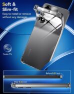 ⁦جراب حماية شفاف رفيع مقاوم للصدمات من مادة TPUمن Gorilla لهاتف  HONOR X5 Plus .⁩ - الصورة ⁦7⁩