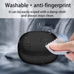 ⁦جراب سماعة لاسلكية متوافق مع سماعة انكر ساوند كور ليبرتي 4 برو، جراب حماية من السيليكون الناعم المقاوم للصدمات مع حلقة تثبيت مع إضاءة ليد أمامية⁩ - الصورة ⁦6⁩