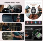 ⁦W&O تقدم ساعة W&O NFC X5 Pro Max 1.39 بوصة واجهات الساعة قابلة للتخصيص .⁩ - الصورة ⁦15⁩