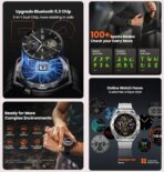 ⁦W&O تقدم ساعة W&O NFC X5 Pro Max 1.39 بوصة واجهات الساعة قابلة للتخصيص .⁩ - الصورة ⁦12⁩