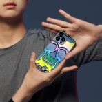 ⁦جراب جمجمة متوافق مع iPhone 15 pro max .⁩ - الصورة ⁦6⁩