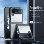 ⁦حافظة سلسلة Dux Ducis Aimo لهاتف Samsung Z Flip 4 .⁩ - الصورة ⁦4⁩