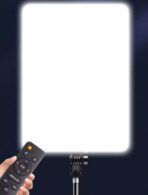 ⁦لوحة إضاءة LED استوديو A118 مقاس 18 بوصة قابلة للتعتيم وقابلة للتعديل ومحمولة للتصوير الفوتوغرافي والبث المباشر بدرجة حرارة لون 3000-5500 كلفن .⁩ - الصورة ⁦2⁩