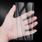 ⁦واقي شاشة UV من الزجاج المقوى بالغراء السائل فائق الجودة لهاتف Oppo Reno 13 Pro من Lito مع تغطية من الحافة إلى الحافة .⁩ - الصورة ⁦9⁩