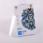 ⁦واقي شاشة UV من الزجاج المقوى بالغراء السائل فائق الجودة لهاتف Oppo Reno 12 F 5G من Lito مع تغطية من الحافة إلى الحافة .⁩ - الصورة ⁦10⁩