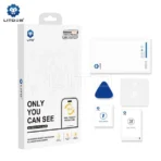 ⁦ليتو واقي شاشة Lito Privacy  بوضوح D+ زجاج مقوى لهاتف iPhone XS Max .⁩ - الصورة ⁦3⁩