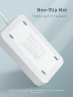 ⁦لدنيو شاحن و مشترك كهربائي LDNIO SC3412 PD بتقنية الشحن السريع 20واط مع 3 منافذ كهرباء و3 منافذ USB 3.0 بميزة الشحن السريع .⁩ - الصورة ⁦11⁩