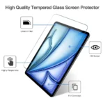 ⁦شاشة حماية من الزجاج المقوى عالي الجودة premium مصممة حصريا لجهازApple iPad Pro 11 (2024) .⁩ - الصورة ⁦3⁩