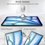 ⁦شاشة حماية من الزجاج المقوى عالي الجودة premium مصممة حصريا لجهاز Apple  iPad 10.9   .⁩ - الصورة ⁦5⁩