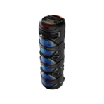 مكبر صوت مدمج مزود ببطارية و تقنية البلوتوث - منفذ بطاقة ذاكرة - منفذ USB - منفذ ميكروفون - مع ميكروفون - مع إضاءة RGB موديل ZR-801S - أسود .