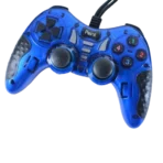 ⁦لوحة العاب مزدوجة تربو بوينت PT600D ازرق- رمادي، كمبيوتر محمول، USB .⁩ - الصورة ⁦5⁩