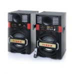 ⁦سماعات صب ووفر تايجر، TG-11500  USB / اس دي/ بلوتوث/ 10 بوصة / اف ام / شاشة رقمية / ليد - أسود .⁩ - الصورة ⁦2⁩