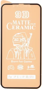 ⁦شاشة حماية شفافة ومرنة من السيراميك لهاتف iPhone 12 .⁩ - الصورة ⁦4⁩