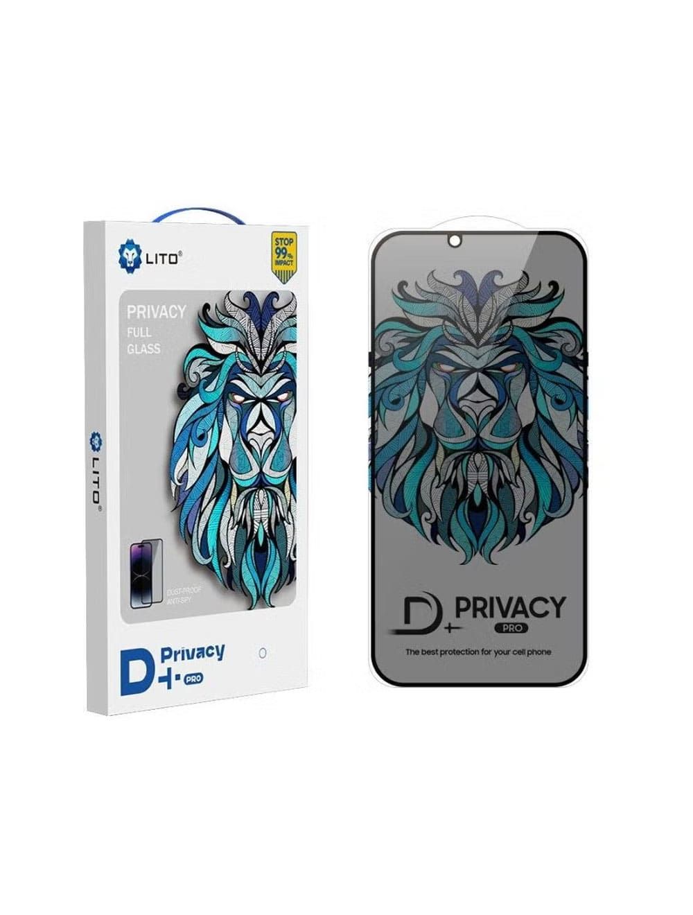 gs938-min ليتو واقي شاشة Lito Privacy بوضوح D+ زجاج مقوى لهاتف iPhone 13 Pro Max . - الصورة 1