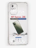 ⁦جراب حماية شفاف رفيع مقاوم للصدمات من مادة TPUمن Gorilla لهاتف Realme  NARZO 50I .⁩ - الصورة ⁦4⁩