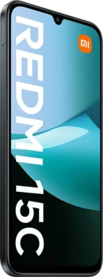 ⁦ريدمي 15C ثنائي الشريحة، ذاكرة 128 جيجابايت، ذاكرة وصول عشوائي 6 جيجابايت، يدعم شبكة الجيل الرابع LTE، أسود منتصف الليل .⁩ - الصورة ⁦3⁩
