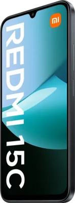 ⁦ريدمي 15C ثنائي الشريحة، ذاكرة 128 جيجابايت، ذاكرة وصول عشوائي 6 جيجابايت، يدعم شبكة الجيل الرابع LTE، أسود منتصف الليل .⁩ - الصورة ⁦4⁩